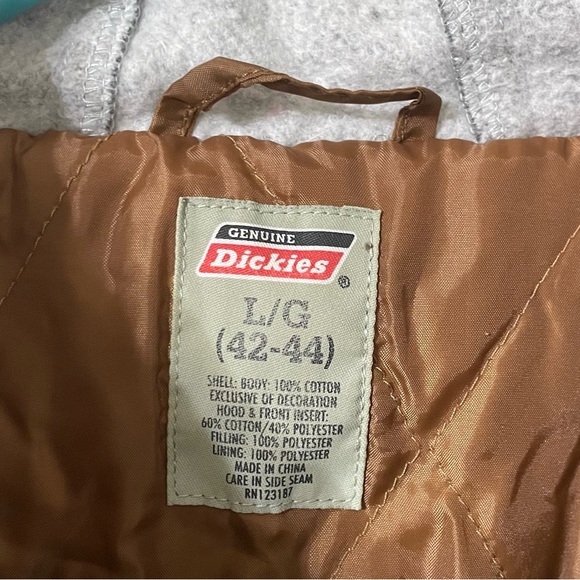 Dickies Tan Lightweight Shirt Jacket Durable Workwear - Picture 7 of 10